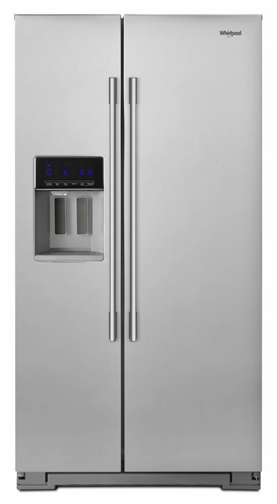 Whirlpool WRSA71CIHZ 36-Inch Wide Contemporary Handle Counter Depth Side-By-Side Refrigerator - 21 Cu. Ft. Freestanding Refrigerators freestanding fridge freezer combo