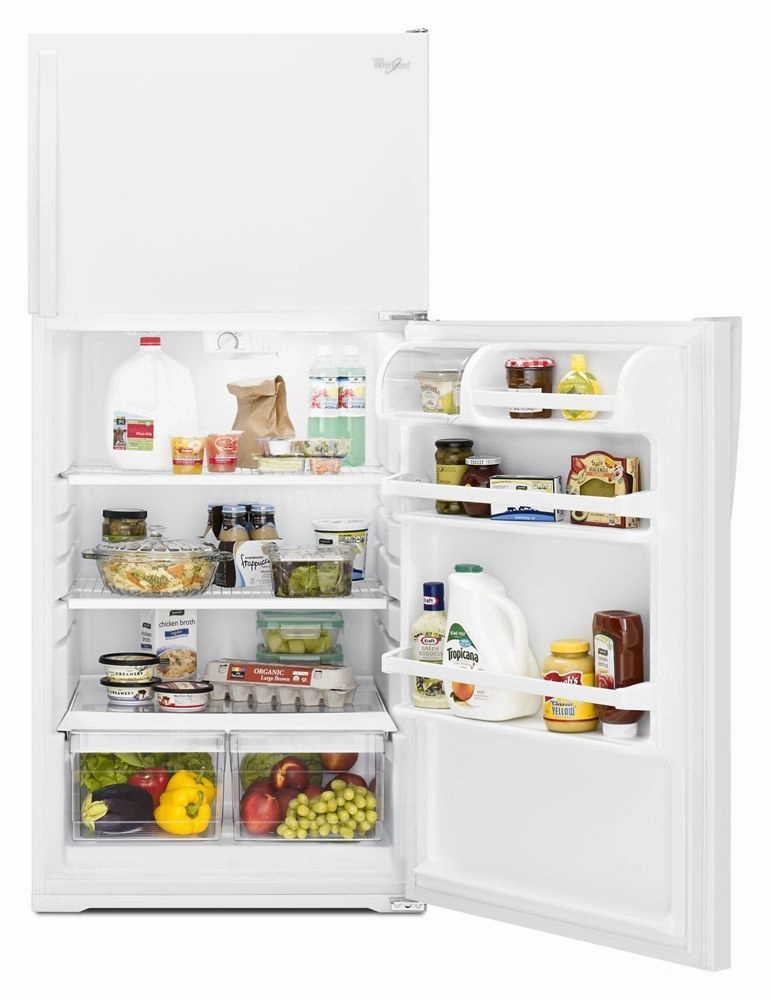 Whirlpool WRT104TFDW 28-Inch Wide Top Freezer Refrigerator - 14 Cu. Ft.