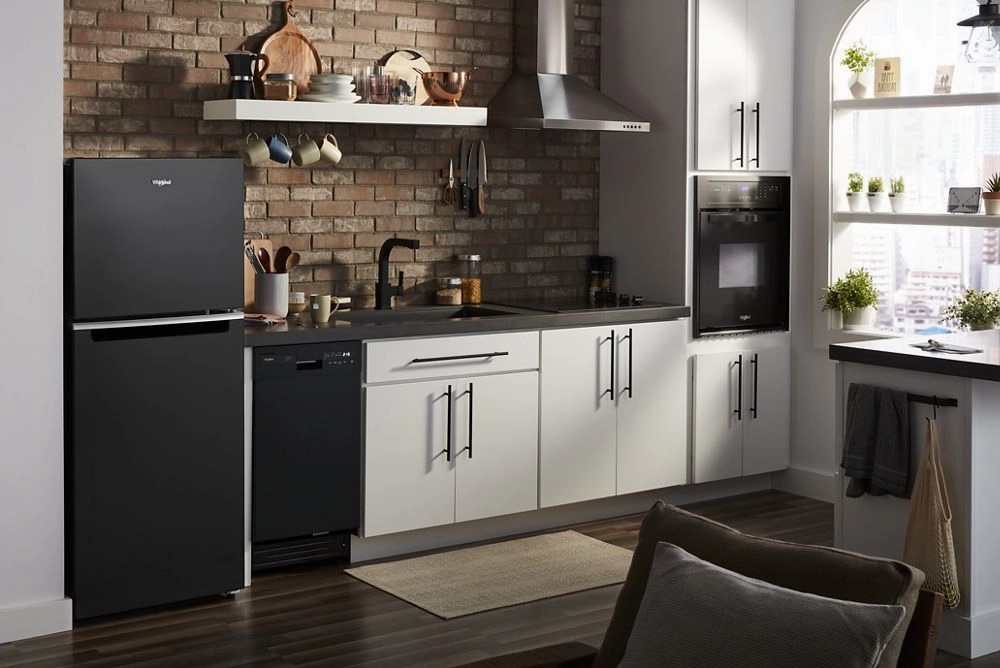 Whirlpool WRT112CZJB 24-Inch Wide Small Space Top-Freezer Refrigerator - 11.6 Cu. Ft.