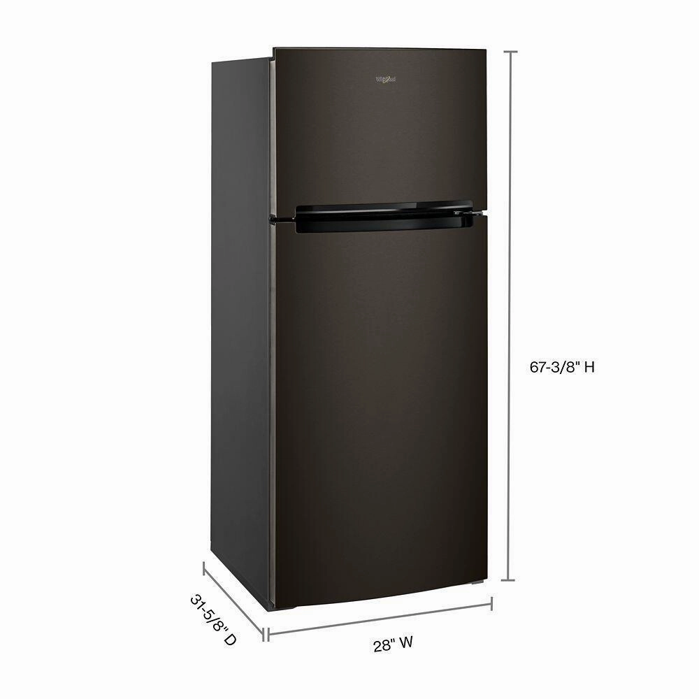 Whirlpool WRT518SZKV 28-Inch Wide Refrigerator Compatible With The Ez Connect Icemaker Kit - 18 Cu. Ft.