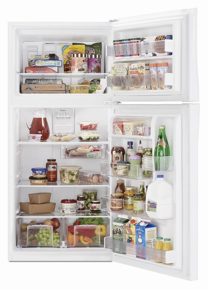Whirlpool WRT549SZDW 30-Inch Wide Top Freezer Refrigerator - 19 Cu. Ft.