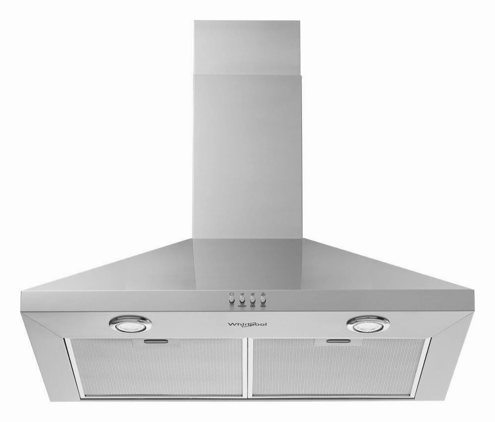 Whirlpool WVW73UC0LS Energy Star Certified 30" Chimney Wall Mount Range Hood