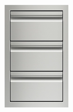 Wolf 827606 Triple Storage Drawer Storage,outdoor grill storage cabinet