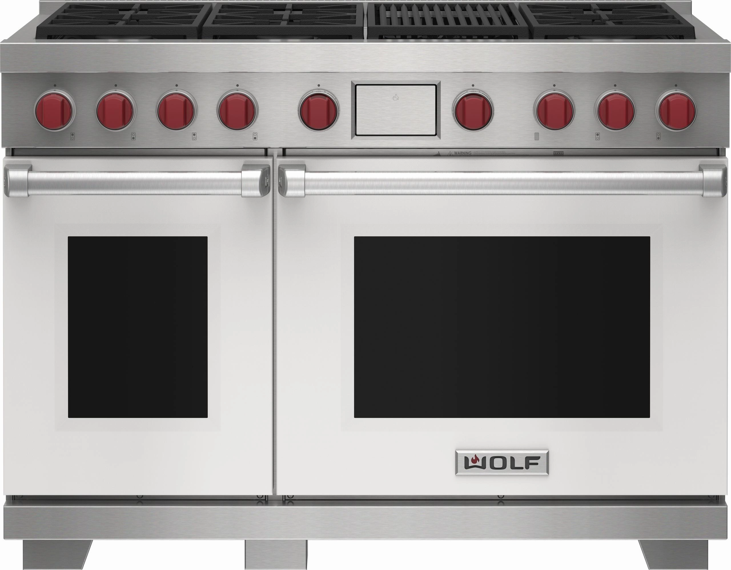 Wolf DF48650CBKPLP 48" Dual Fuel Range - 6 Burners And Infrared Charbroiler
