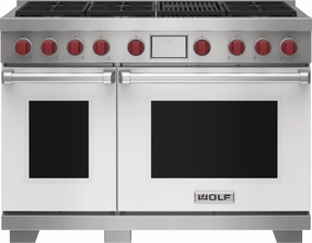 Wolf DF48650CWHPLP 48" Dual Fuel Range - 6 Burners And Infrared Charbroiler Freestanding Ranges freestanding dual fuel range 30 inch
