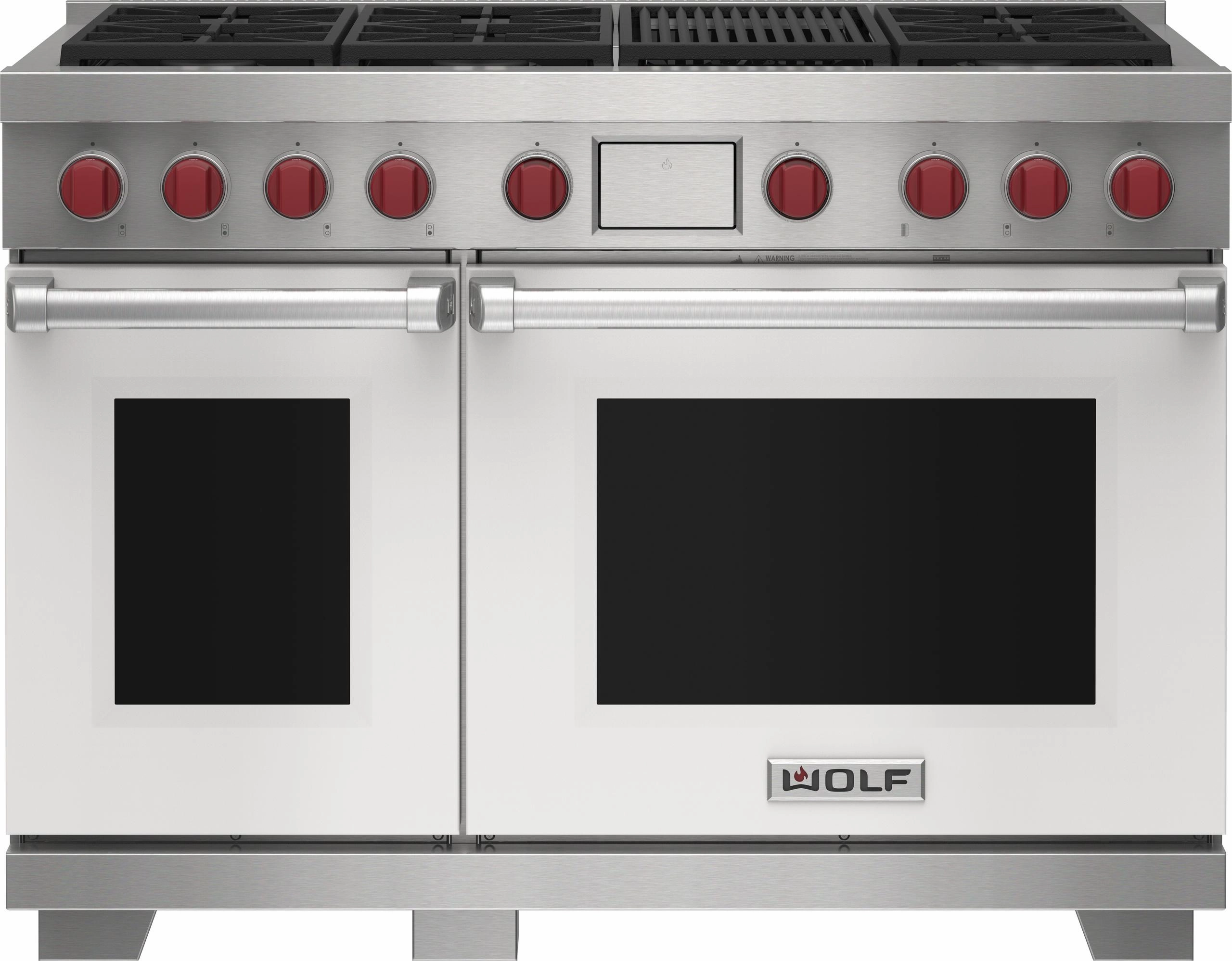 Wolf DF48650CWHPLP 48" Dual Fuel Range - 6 Burners And Infrared Charbroiler Freestanding Ranges freestanding dual fuel range 30 inch