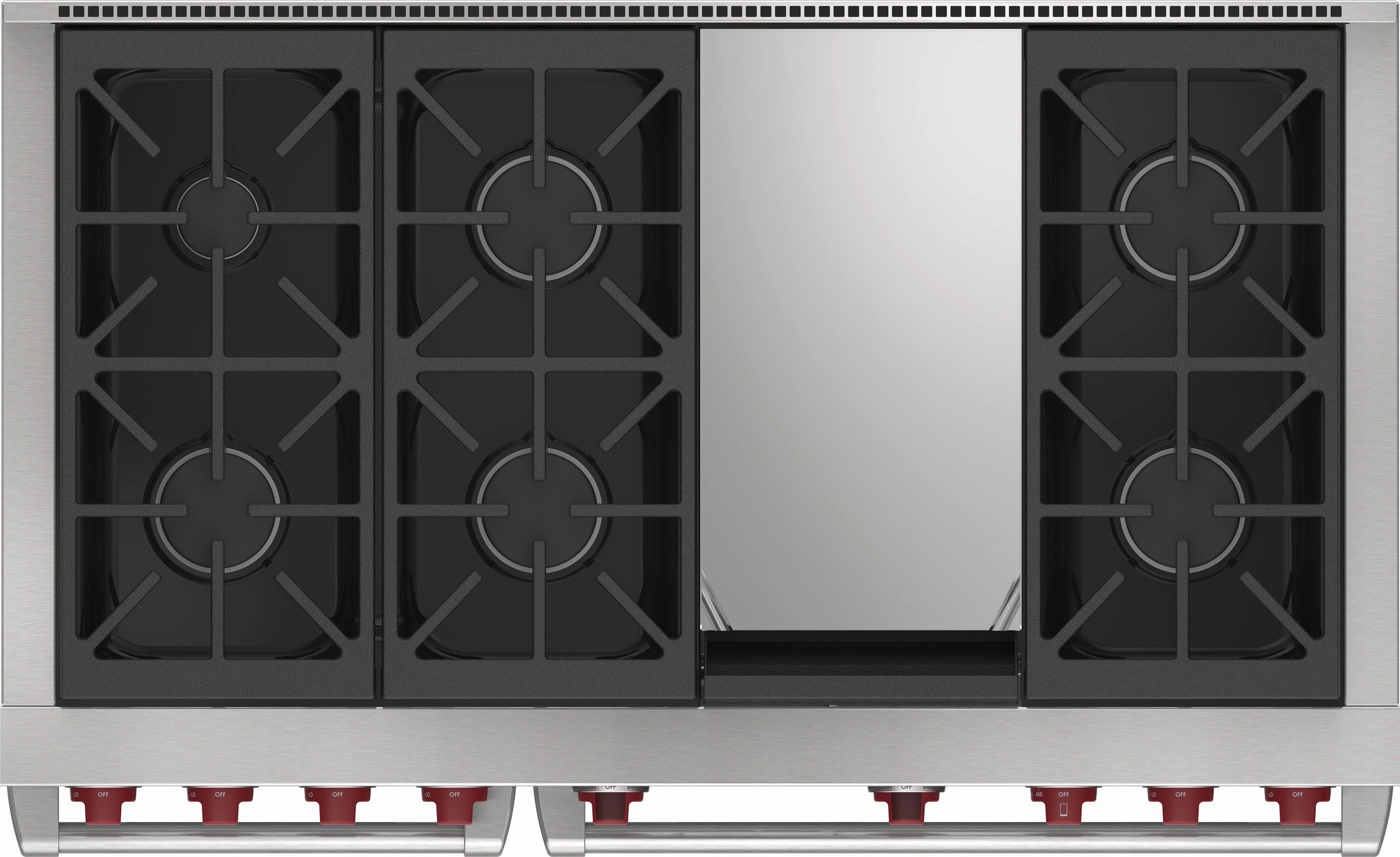 Wolf DF48650GWHP 48" Dual Fuel Range - 6 Burners And Infrared Griddle