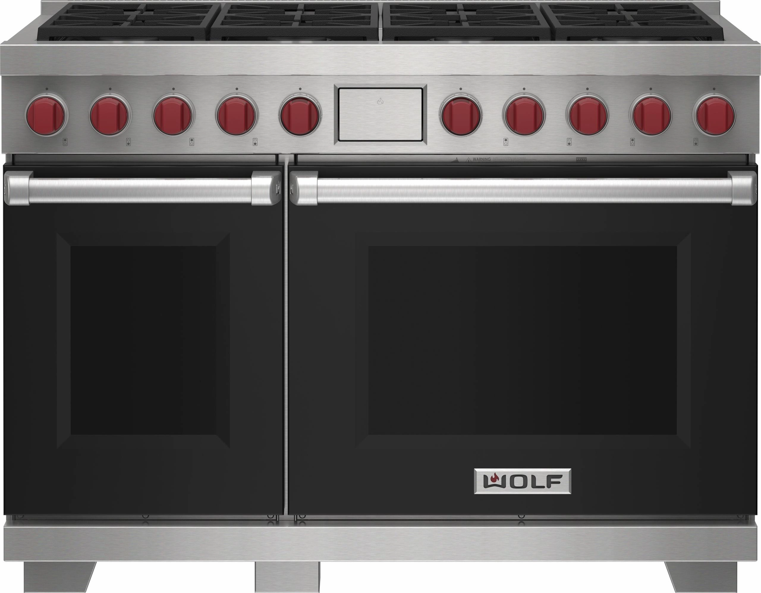 Wolf DF48850BKPLP 48" Dual Fuel Range - 8 Burners Freestanding Ranges freestanding dual fuel range 30 inch