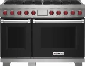 Wolf DF48850BKPLP 48" Dual Fuel Range - 8 Burners Freestanding Ranges freestanding dual fuel range 30 inch