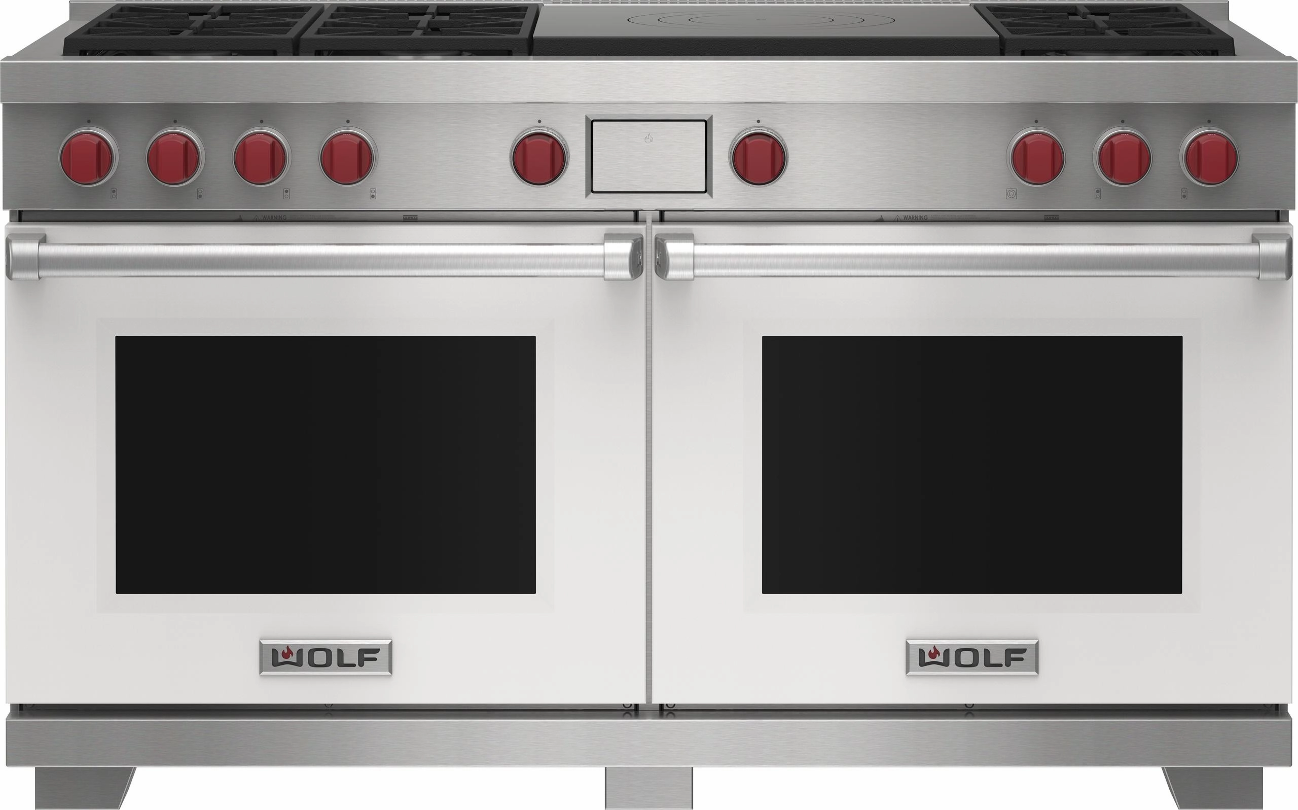 Wolf DF60650FBKP 60" Dual Fuel Range - 6 Burners And French Top