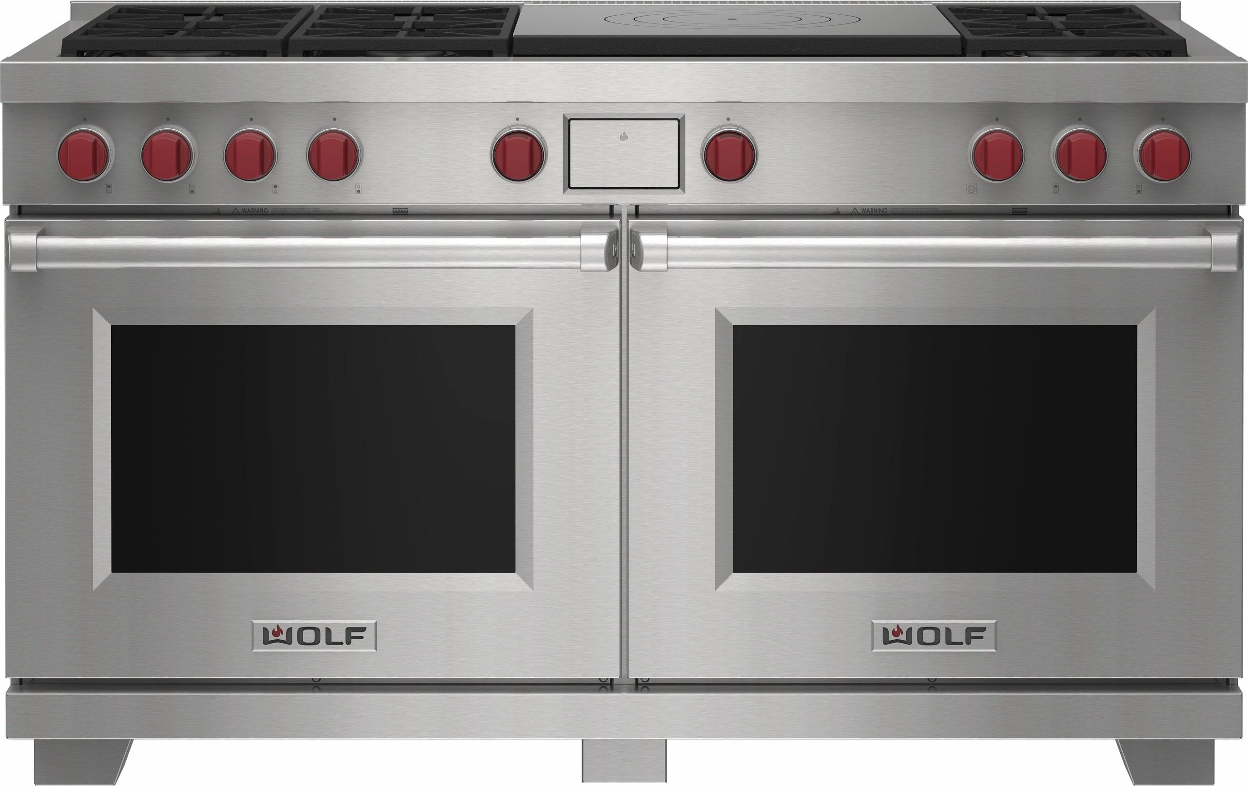 Wolf DF60650FBKP 60" Dual Fuel Range - 6 Burners And French Top