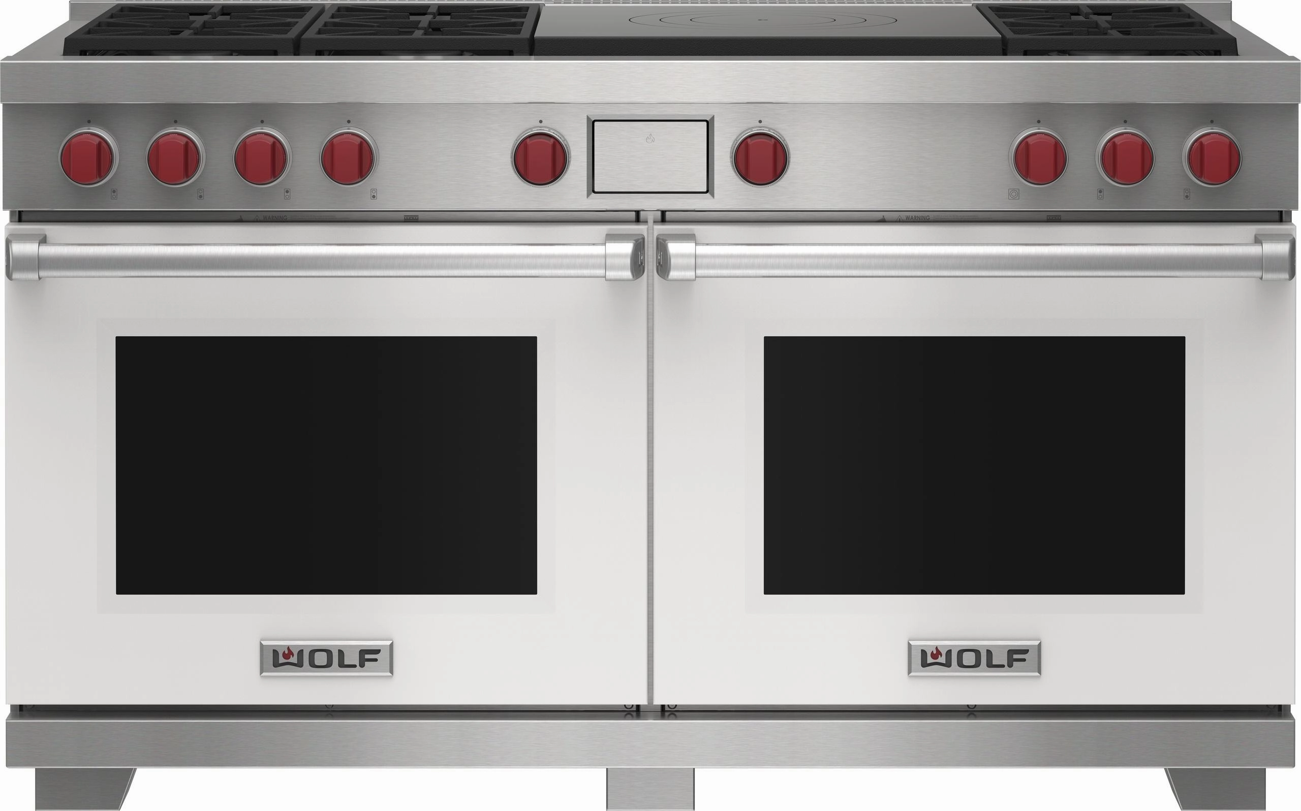Wolf DF60650FBKPLP 60" Dual Fuel Range - 6 Burners And French Top