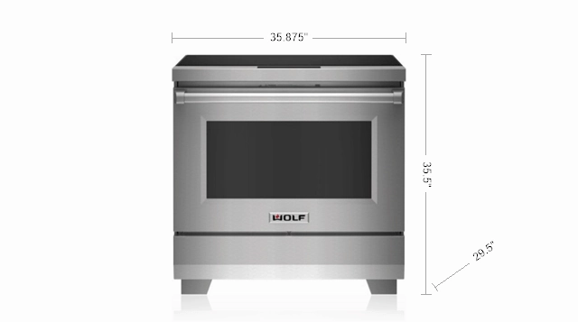 Wolf IR36550SP 36" Professional Induction Range Freestanding Ranges freestanding dual fuel range 30 inch