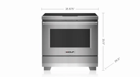 Wolf IR36550SP 36" Professional Induction Range Freestanding Ranges freestanding dual fuel range 30 inch