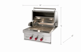 Wolf OG30LP 30" Outdoor Gas Grill Liquid Propane Barbeque Grills,propane gas grill
