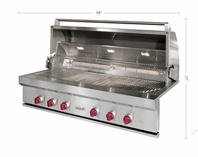Wolf OG54LP 54" Outdoor Gas Grill Barbeque Grills,outdoor bbq grill