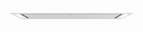 Wolf VC48W 48" Ceiling-Mounted Hood - White Glass Ventilation Range Hoods high suction kitchen exhaust hood
