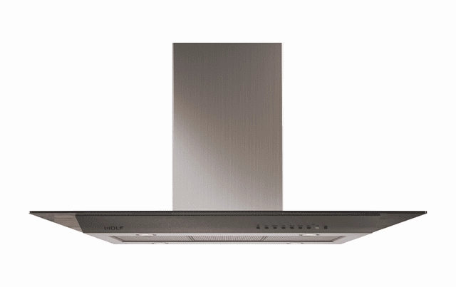 Wolf VI45G 45" Cooktop Island Hood - Glass Ventilation Range Hoods high suction kitchen exhaust hood