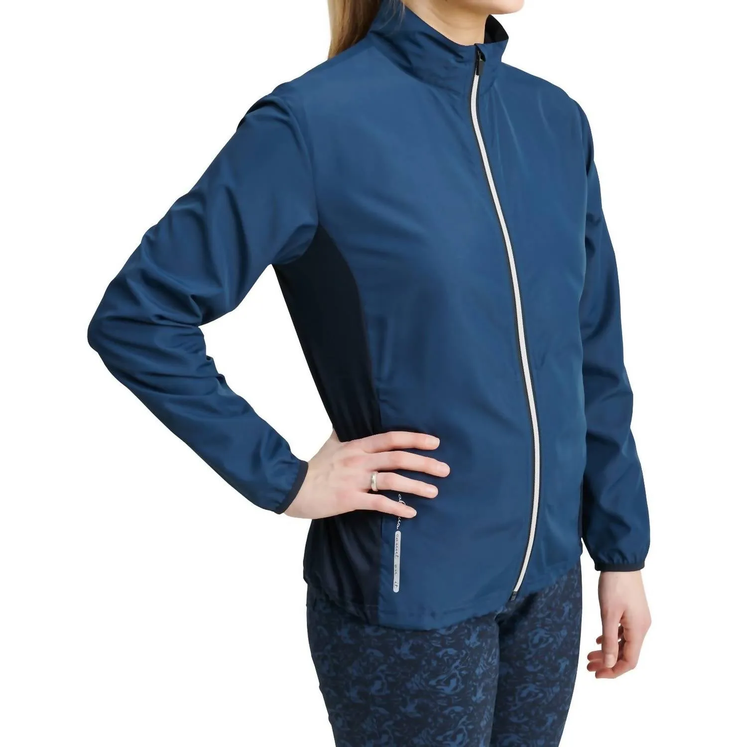 Women Ganton Stretch Wind Jacket In Peacock Blue