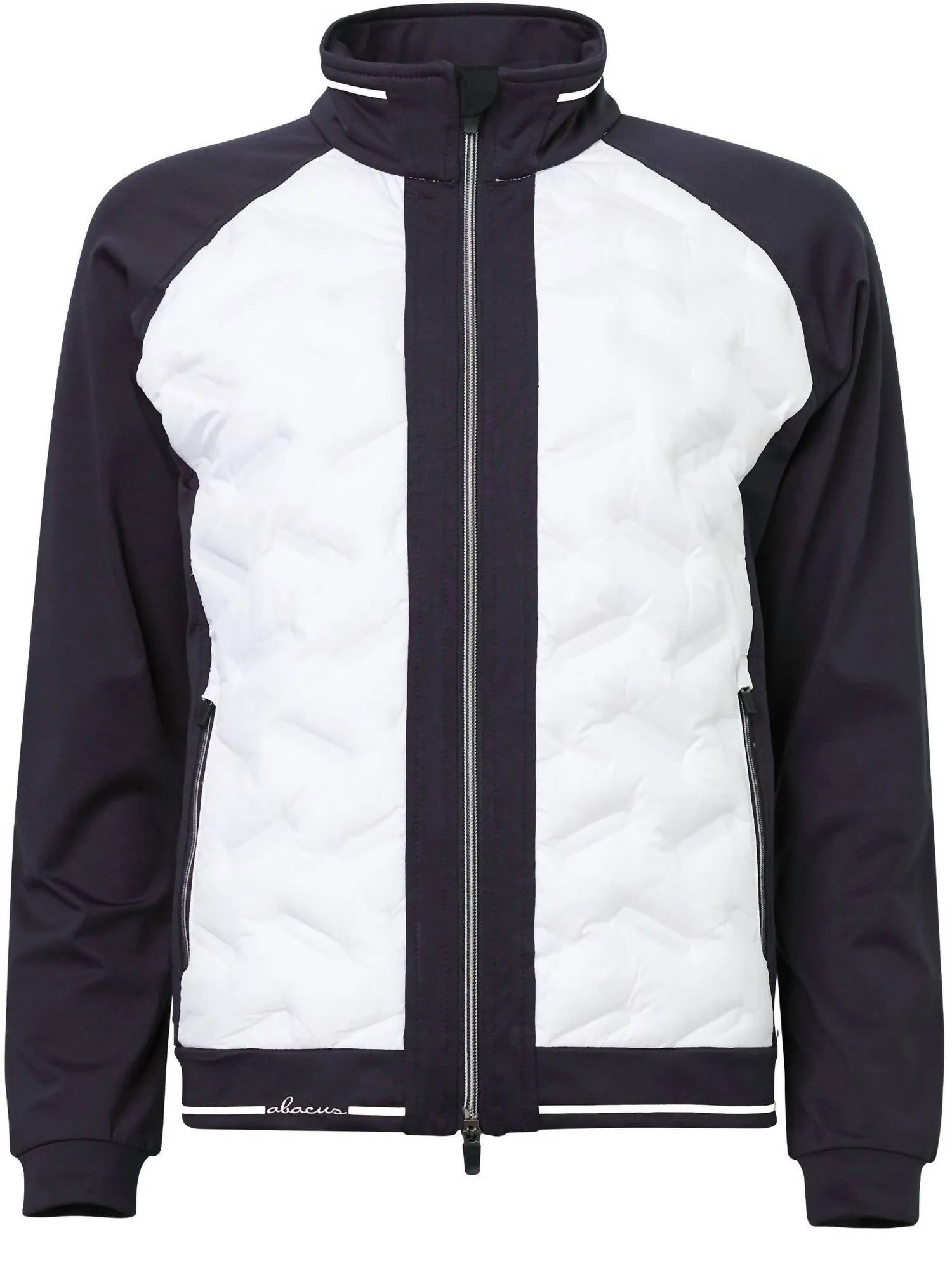 Women Grove Hybrid Jacket In White Black
