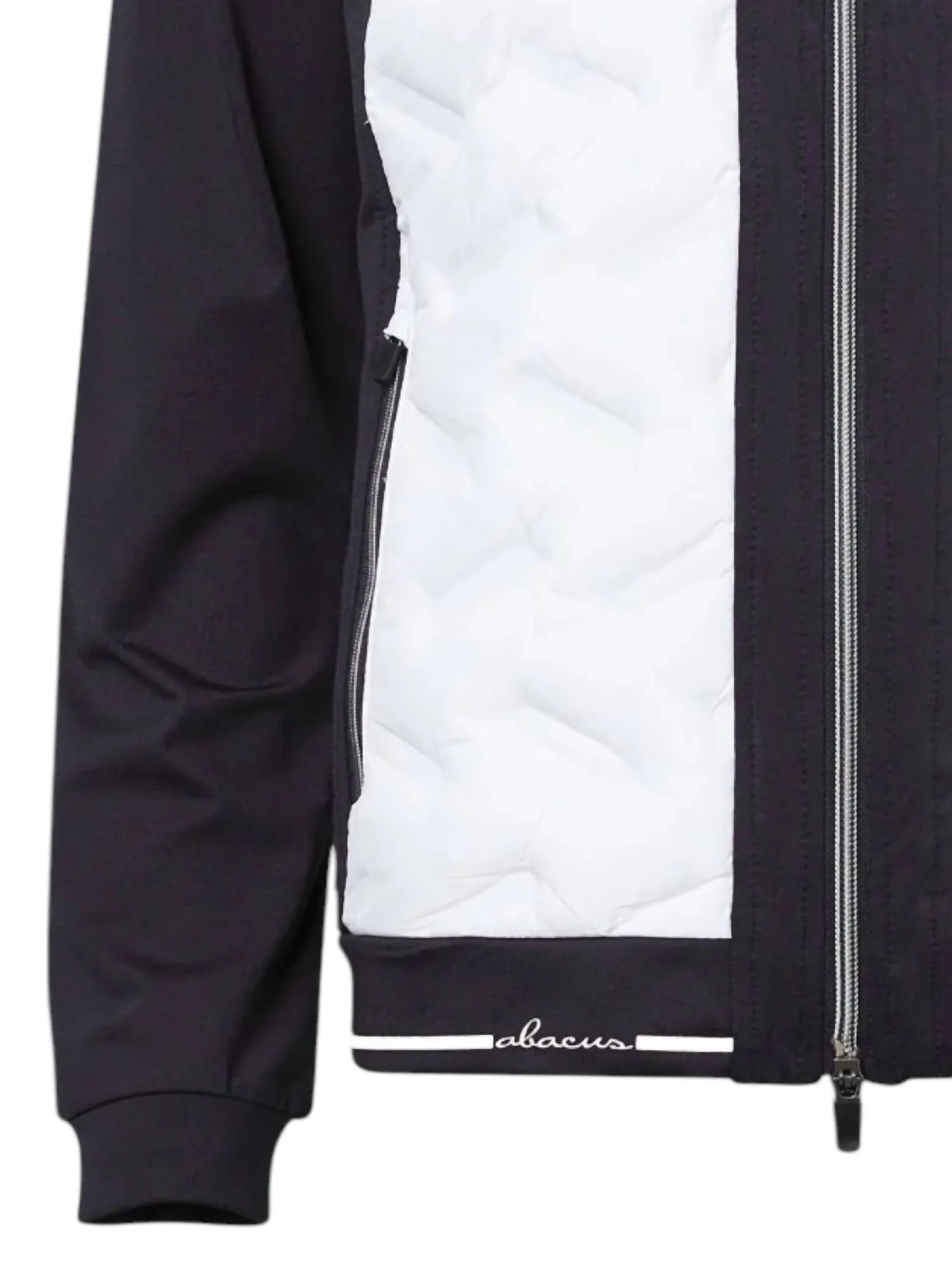 Women Grove Hybrid Jacket In White Black