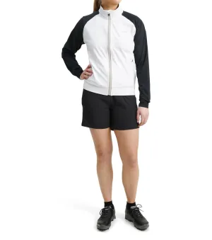 Women Kinloch Midlayer Jacket In White Black