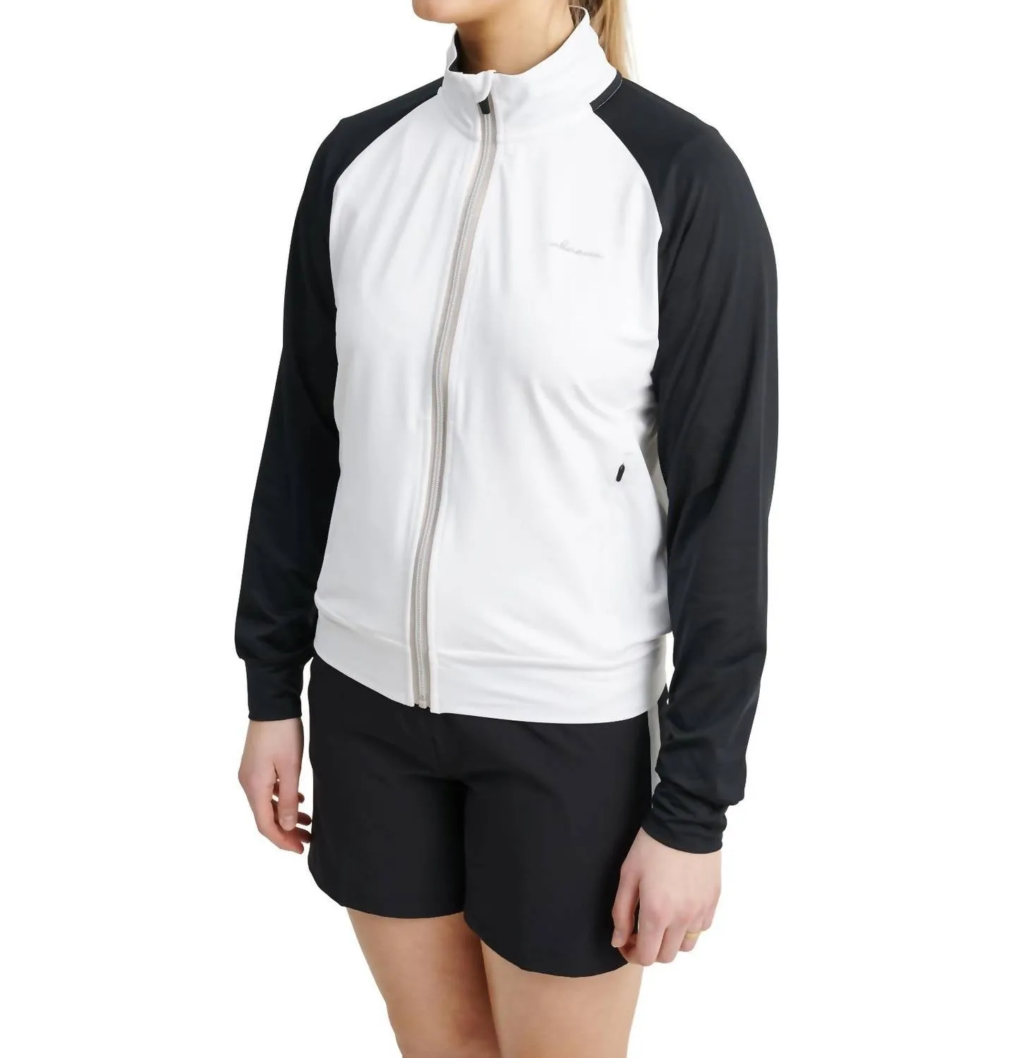 Women Kinloch Midlayer Jacket In White Black