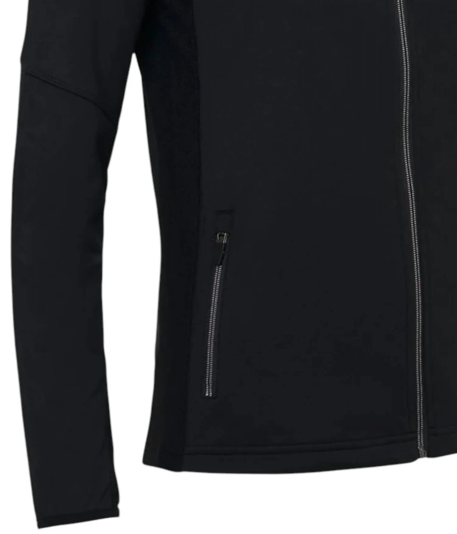 WomenS Ashby Full-Zip Jacket With Pockets In Black