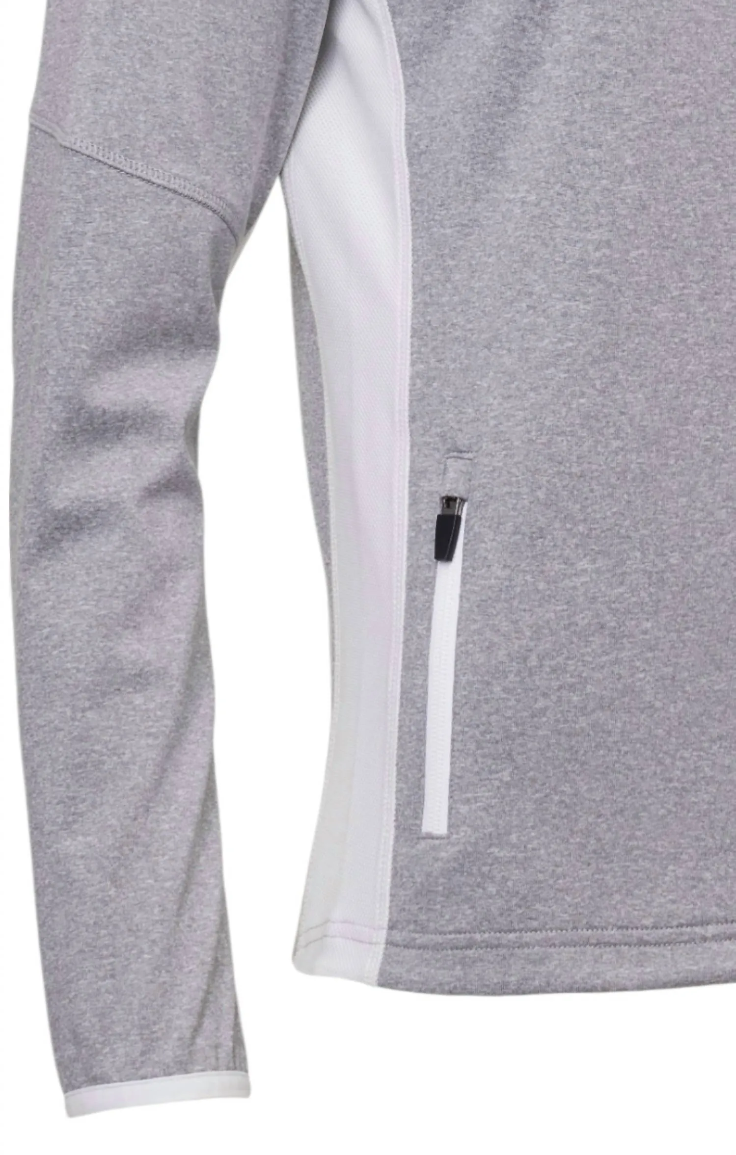 WomenS Ashby Full-Zip Jacket With Pockets In Light Grey