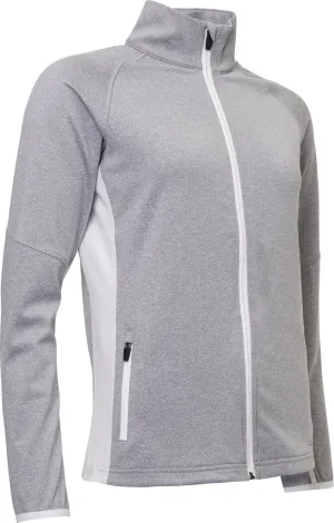 WomenS Ashby Full-Zip Jacket With Pockets In Light Grey