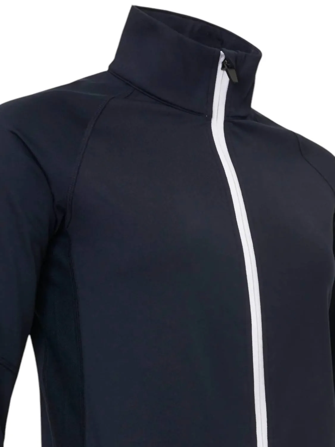 Women's Ashby Full-Zip Jacket With Pockets In Navy