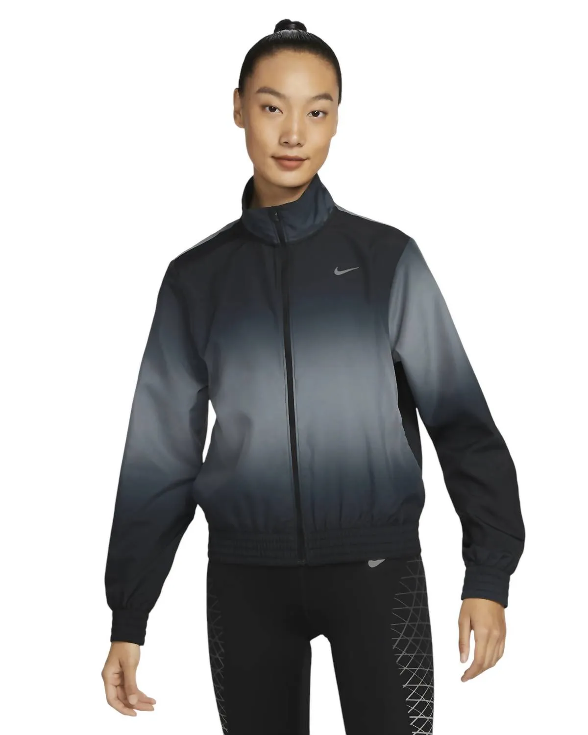 Women's Dri-Fit Running Jacket In Black