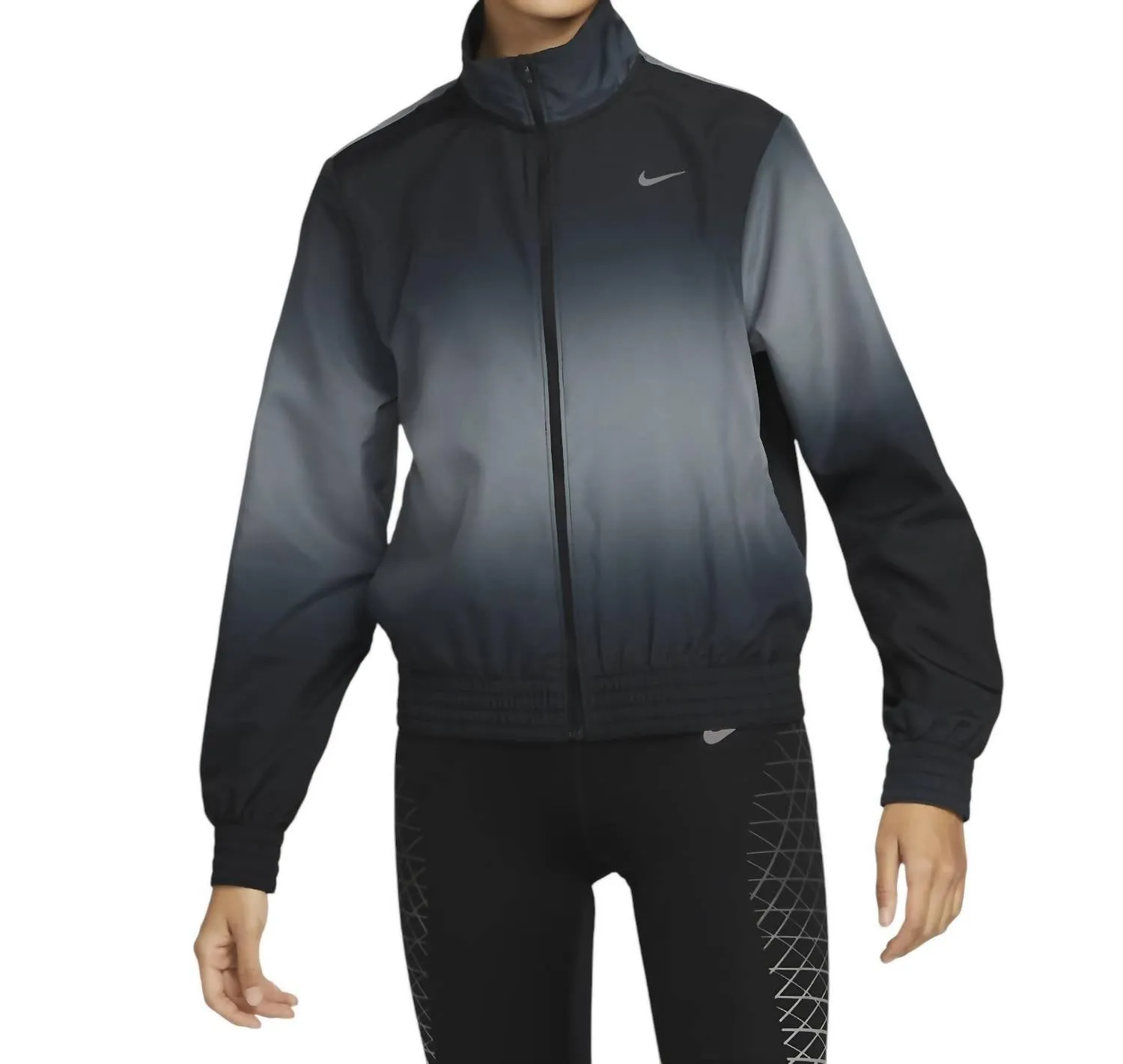 Women's Dri-Fit Running Jacket In Black