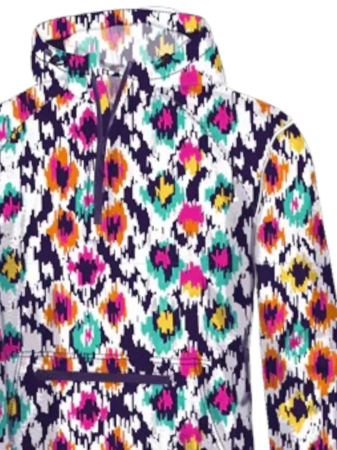 Women's Falling In Love Wind Breaker Jacket In Aztec