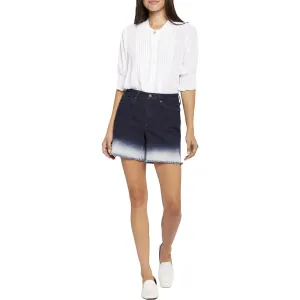 Womens High-Rise Denim Denim Shorts