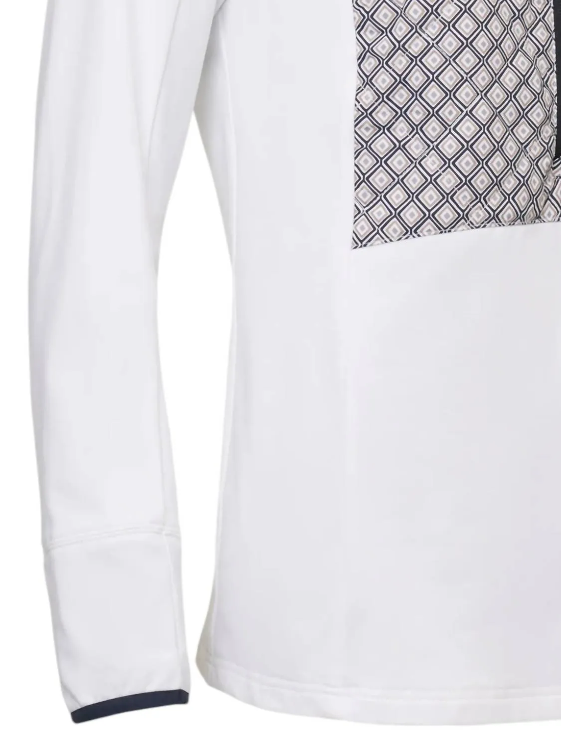 WomenS Troon Warm And Windproof Hybrid Half-Zip Jacket In Diamond