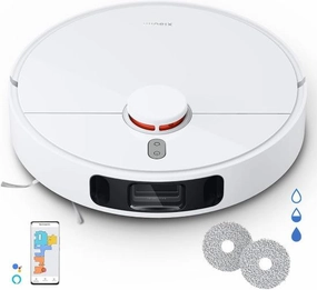 Xiaomi Robot Vacuum S10 , 4000Watts, White robot vacuum, handheld vacuum