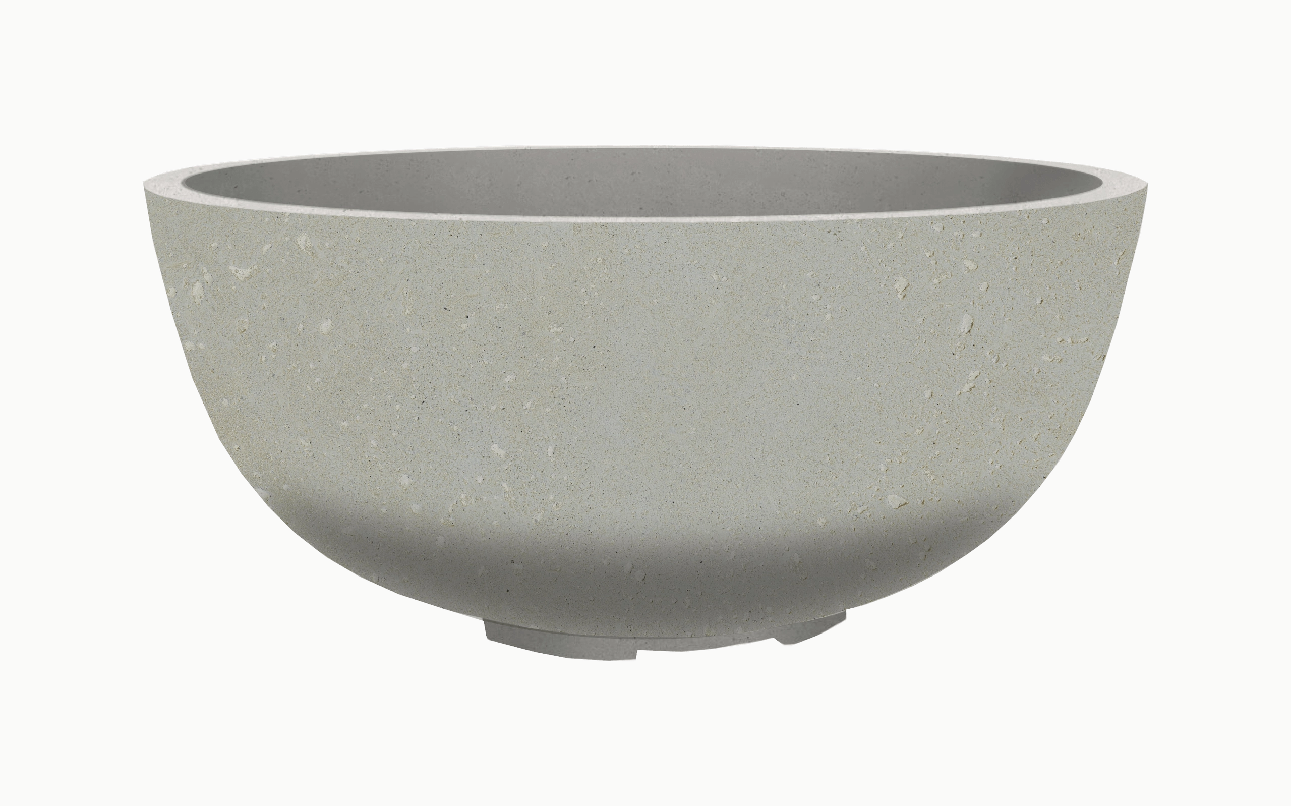 Xo Appliance XOFBWL39LS Fire Bowl 39" Natural Gas Fired Gfrc Limestone Other Outdoor Products,patio kitchen accessories