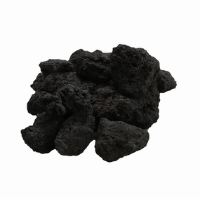 Xo Appliance XOFLAVA50LBS Cracked Natural Lava Rock Media - Black Other Outdoor Products,patio kitchen accessories