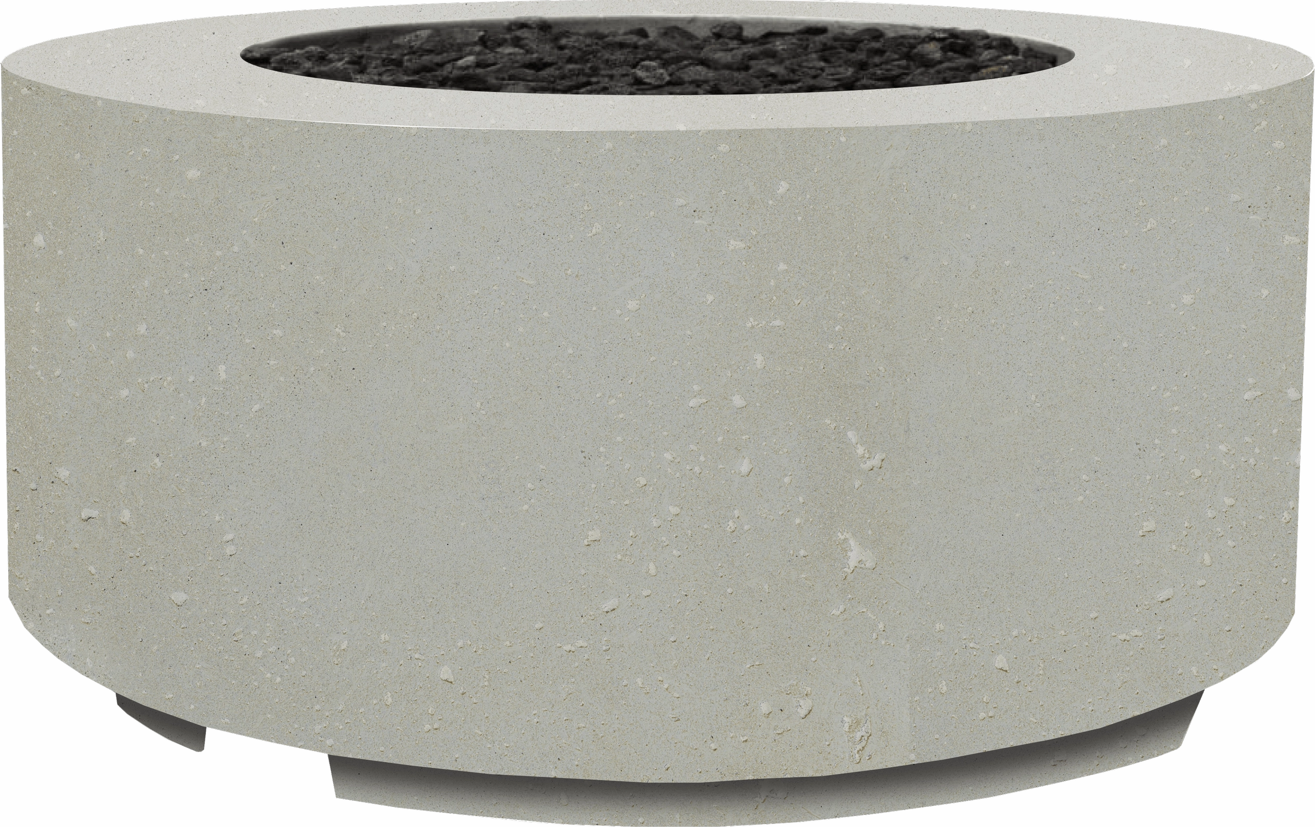 Xo Appliance XOFRND36LS Fire Cylinder 36" X 32" Natural Gas Fired Gfrc Limestone Other Outdoor Products,patio kitchen accessories