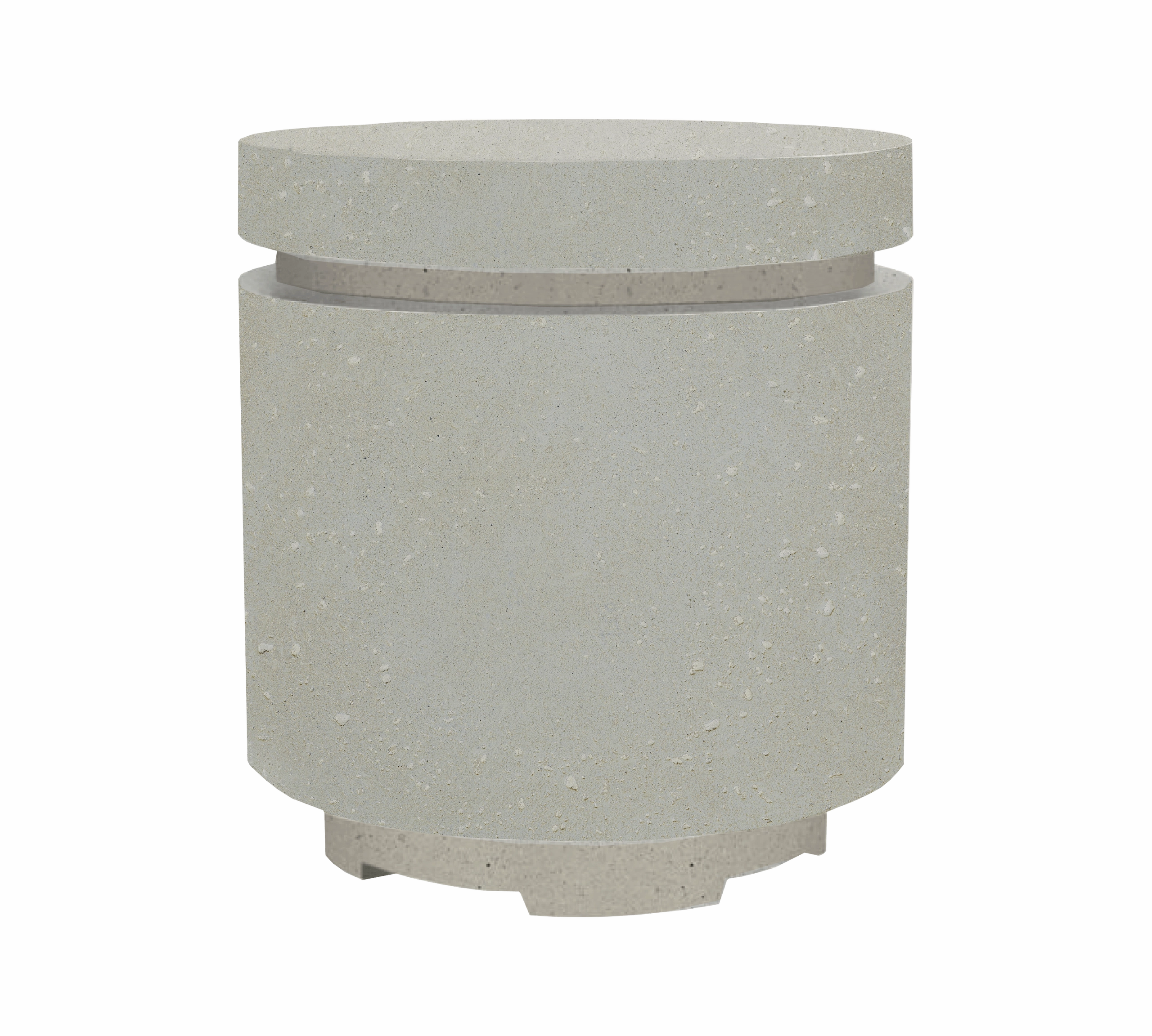 Xo Appliance XOFRNDENC20LS Matching Round Lp Tank Enclosure Gfrc Limestone Other Outdoor Products,patio kitchen accessories