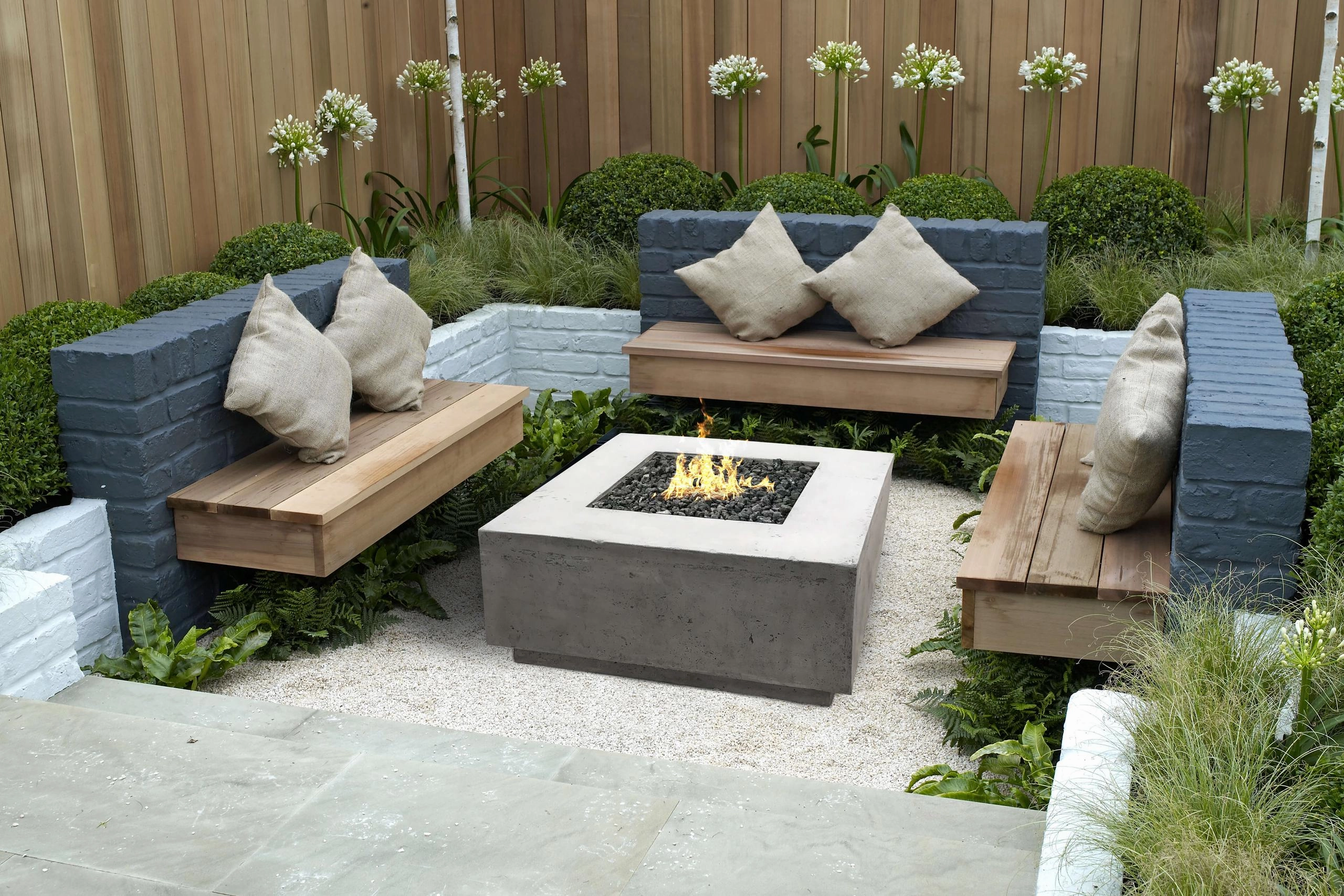 Xo Appliance XOFSQR3636LS Fire Square Table 36" X 36" Natural Gas Fired Gfrc Limestone