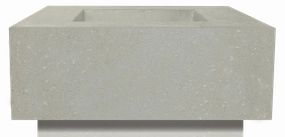 Xo Appliance XOFSQR3636LS Fire Square Table 36" X 36" Natural Gas Fired Gfrc Limestone Other Outdoor Products,patio kitchen accessories