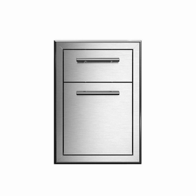 Xo Appliance XOG16DRAWER 16In Double Drawer Barbeque Grill Accessories,grill tool set