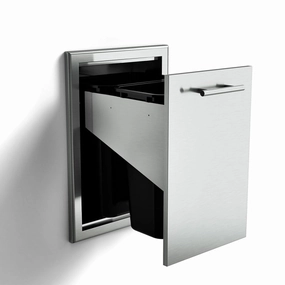 Xo Appliance XOG20TRASH2 20In Trash Roll Out Drawer Storage,outdoor grill storage cabinet