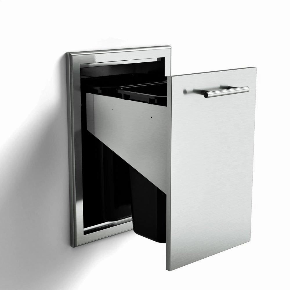 Xo Appliance XOG20TRASH2 20In Trash Roll Out Drawer Storage,outdoor grill storage cabinet