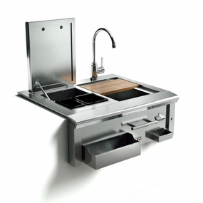 Xo Appliance XOG30BARPRO 30In Cocktail Pro Station With Sink Storage,outdoor grill storage cabinet