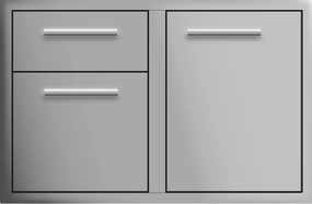 Xo Appliance XOG32COMBOXLT 32" Xlt Door/Drawer Combo Storage,outdoor grill storage cabinet