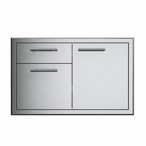 Xo Appliance XOG36COMBO 36In Single Roll Out Door And Drawer Storage,outdoor grill storage cabinet