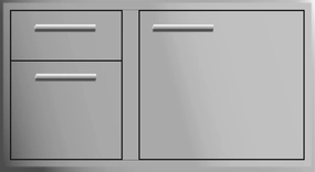 Xo Appliance XOG40COMBOXLT 40" Xlt Door/Drawer Combo Storage,outdoor grill storage cabinet